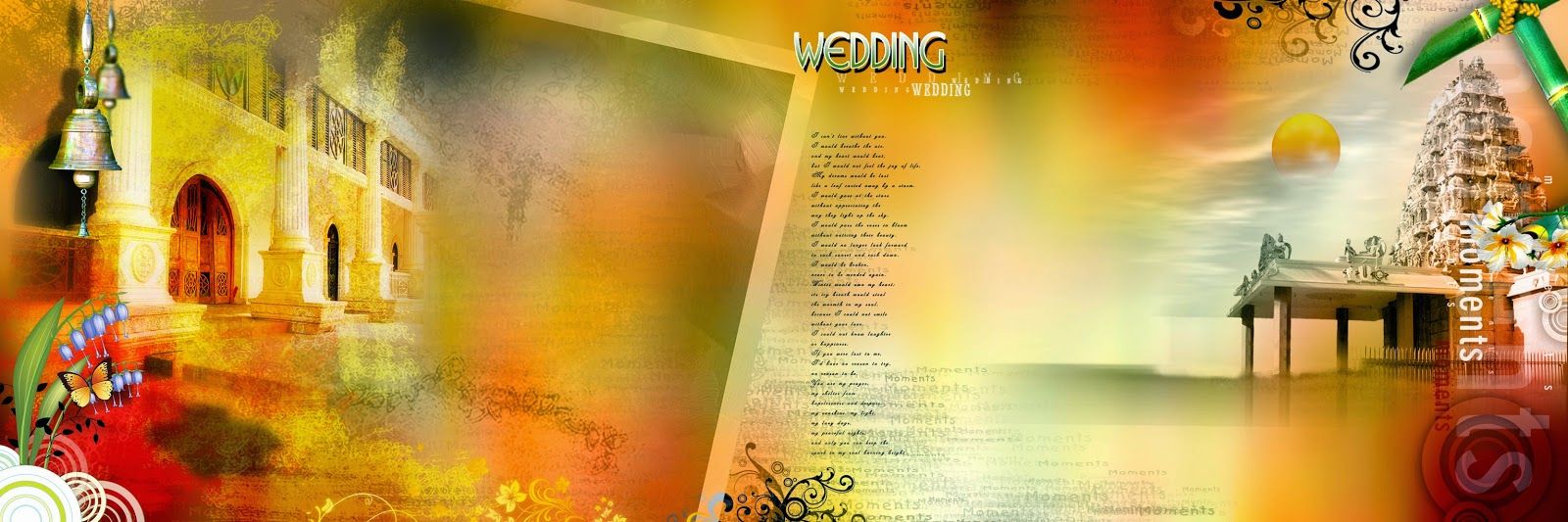 Photoshop wedding album backgrounds psd free download full